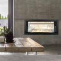 Cheminée bioéthanol encastrable double face biocamino 2 côtés 90x40 Montefalco 90 Modèle