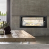 Cheminée bioéthanol encastrable double face biocamino 2 côtés 90x40 Montefalco 90 Modèle