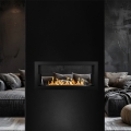 Cheminée bioéthanol encastrable double face biocamino 2 côtés 90x40 Montefalco 90 Promotion