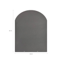 Plaque de protection de sol pour poêles à bois et à granulés en acier 80x60 Vente