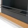 Cheminée à bioéthanol Stoccolma, en bois blanc, 75x24x68 cm Réductions