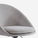 Chaise de bureau pivotante en tissu réglable en hauteur Mikro Choix
