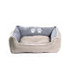 Coussin douillet pour chiens et chats de petite taille 62x50 cm Pawprints Promotion