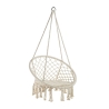 Fauteuil suspendu de jardin en tissu macramé crochet Swing Promotion