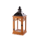 Ensemble de 2 lanternes décoratives en bois pour intérieur avec porte-bougies Brenta Vente