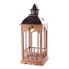 Ensemble de 2 lanternes décoratives shabby chic en bois avec porte-bougies Palu Vente