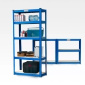 Etagère métallique modulaire 150x70x30 cm 5 niveaux charge maximale 950 kg Elément Promotion