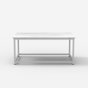 Table basse de salon contemporain 100x60x45cm effet marbre Corniola Modèle