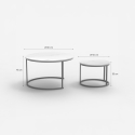 2 tables basses effet marbre blanc et métal doré Malachite Catalogue