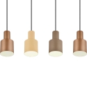 Suspension design linéaire 4 lumières en métal multicolore Orkan Remises