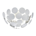 Plafonnier design en métal blanc pour salon chambre Ardik Promotion