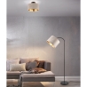 Plafonnier moderne avec abat-jour 30 cm en velours beige et or Vetor Vente