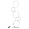 Lampadaire LED moderne à 5 cercles avec lumière dimmable Nural Promotion