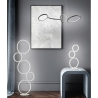 Lampadaire LED moderne à 5 cercles avec lumière dimmable Nural Offre
