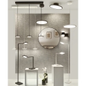 Suspension LED moderne noire avec 3 lumières dimmables Pular Modèle