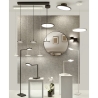 Suspension LED moderne noire avec 3 lumières dimmables Pular Modèle