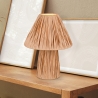 Lampe de chevet en papier naturel au design moderne Vorth Vente