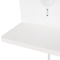 Applique murale avec chargeur sans fil USB et abat-jour en tissu Myrik Réductions