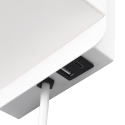 Applique murale avec chargeur sans fil USB et abat-jour en tissu Myrik Catalogue