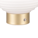 Lampe de table LED moderne avec batterie rechargeable Naira Remises