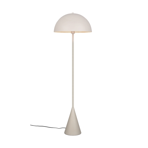 Lampe sur pied design moderne minimaliste en métal gris Blask Promotion