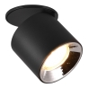 Spot LED noir plafond orientable design moderne Sirio Réductions