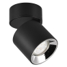 Spot LED noir plafond orientable design moderne Sirio Modèle
