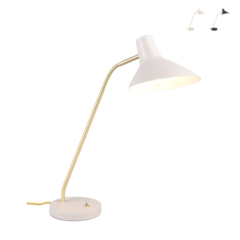 Lampe de bureau élégante en métal doré réglable Jarak Promotion