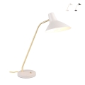 Lampe de bureau élégante en métal doré réglable Jarak Promotion