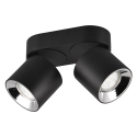 Plafonnier avec 2 spots LED orientables cuisine salle à manger Lusha Vente