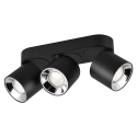 Plafonnier moderne avec 3 spots LED orientables pour îlot de cuisine Kleia Réductions