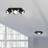 Plafonnier moderne avec 3 spots LED orientables pour îlot de cuisine Kleia Vente