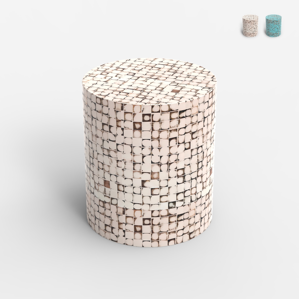 Table basse en bois incrusté salon contemporain effet mosaïque Hadi Promotion Table basse en bois incrusté salon contemporain effet mosaïque Hadi Promotion