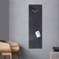 Horloge murale ardoise magnétique verticale Industrial Promotion