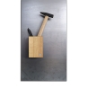 Horloge murale ardoise magnétique verticale Industrial Achat
