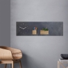 Horloge murale horizontale tableau magnétique Industrial Catalogue