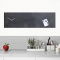 Horloge murale horizontale tableau magnétique Industrial Promotion