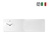 Horloge murale tableau magnétique horizontal design moderne Dimensions