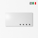 Porte-clés mural moderne tableau magnétique Mini Dimensions