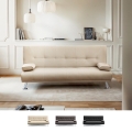 Clic Clac convertible canapé 2 Places accoudoirs en similicuir Olivina Promotion