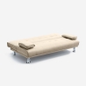 Clic Clac convertible canapé 2 Places accoudoirs en similicuir Olivina Remises