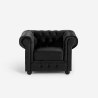 Fauteuil de salon style classique Chesterfield en velours Coventry Offre