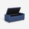 Banc de rangement en tissu pour chambre ou entrée Merak Offre