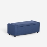 Banc de rangement en tissu pour chambre ou entrée Merak Remises
