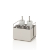 Organisateur de table en métal blanc pour cuisine et salle de bain Kyo Promotion