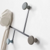Porte-manteau mural en métal style moderne avec 4 crochets Hook Vente