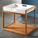 Table basse en bois de bambou avec plateau amovible George Offre