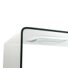 Table basse en verre courbé design moderne Compass Offre