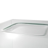 Table basse en verre courbé design moderne Compass Remises