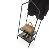 Porte-manteau Caleb en métal noir, design moderne et gain de place Offre